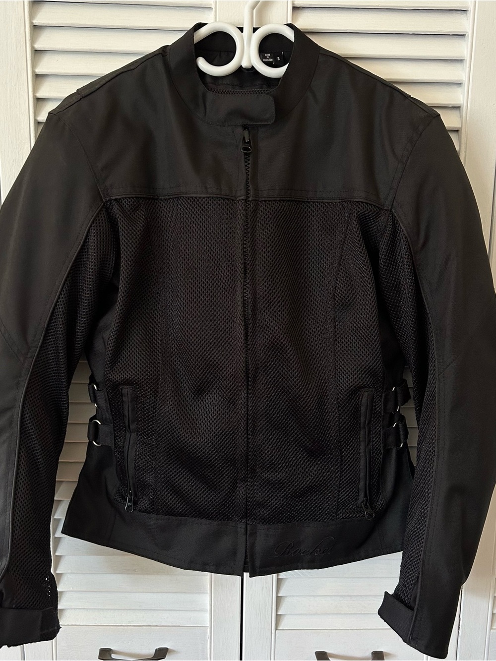 “Joe Rocket” Women’s Black Mesh Panel Motorcycle Jacket